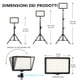 thumbnail image 5 of Kit de iluminación LED ALTSON para fotografía y vídeo, paquete de 2 unidades, 5 of 8