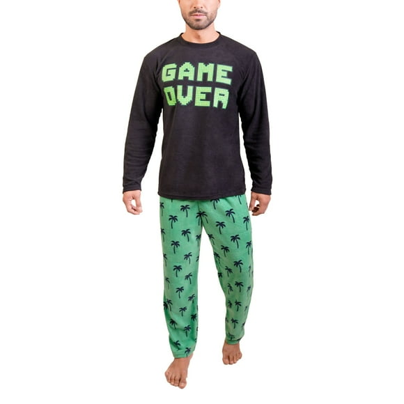 Pijama Micropolar Hombre 9216 Negro L