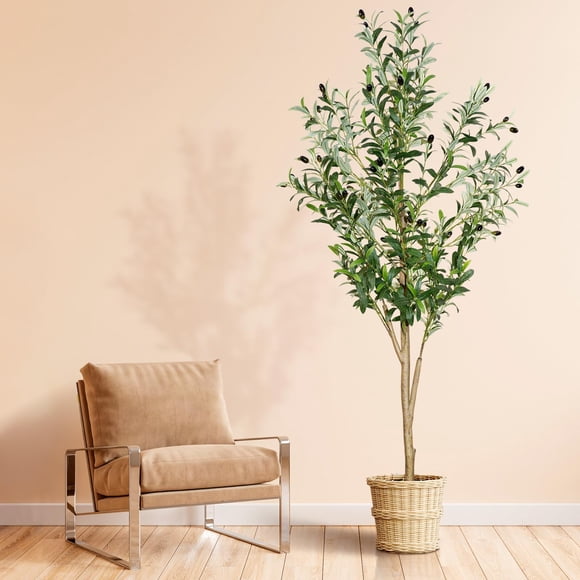 Olivo artificial Plantsworld de 6 pies con hojas realistas