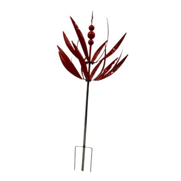 Mold de Viento Decoración Al Aire Libre Escultura de Viento Multipropósito para Decoración de Arte Del Patio Resistente 360 grados Giratorios con Es Rojo