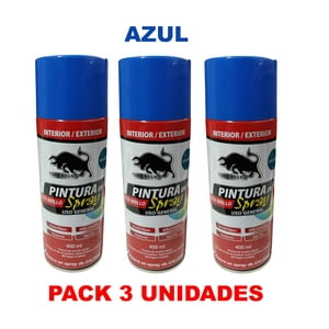 Toro Negro - Pintura En Spray Pack 3 Unidades Color Azul