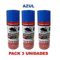 Toro Negro - Pintura En Spray Pack 3 Unidades Color Azul