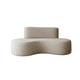 thumbnail image 1 of Sofá Curvo Moderno 4 Cuerpos Lino Beige, 1 of 2