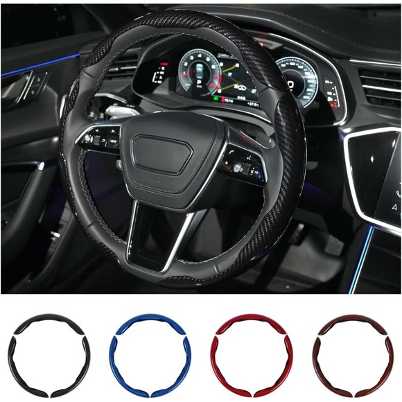 Funda para Volante Hiseanllo CFSWC19 de Fibra de Carbono 3 PCS