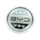 thumbnail image 5 of Etiqueta Engomada Del Emblema Del Volante Del Coche 9,5 Cm Accesorio Interior Del Coche Para Byd Negro, 5 of 5