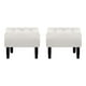 thumbnail image 1 of Set Pouf Wood 1c Felpa 00 Crudo, 1 of 5