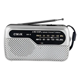 thumbnail image 3 of Radio De Bolsillo Portátil Am/fm Mk-6 Plateado, 3 of 3
