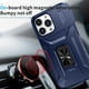 thumbnail image 5 of Funda Armada para iPhone 13 Pro con Tapa Deslizante y Soporte Magnético Giratorio Azul, 5 of 5
