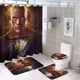 thumbnail image 1 of Set de Cortina de Ducha Desmarcar Black Adam 4 Piezas, 1 of 6