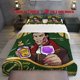 thumbnail image 1 of 3pcs Shimmer 96 Pure Power & Health Theme Bedding Set Vibrant Green Cartoon Character Design Includes 1 Duvet Cover + 2 Pillowcases, 1 of 5