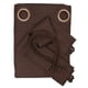 thumbnail image 3 of Set de Cortinas Blackout Con Argollas 6 Piezas Chocolate, 3 of 4