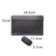 thumbnail image 2 of Combo de teclado y ratón Bluetooth recargables, ultradelgados, portátiles, compactos, inalámbricos, para Android, Windows, tabletas, teléfonos, iPad y iOS., 2 of 5