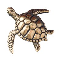 Magideal - Estatua De Tortuga Marina De Latón, Mini Figura De Mascota De Té, Decoración Adorable, Modelo De Mascota De Té De Kung Fu Para Sala De Té, Accesorios