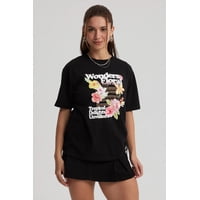 Fashionspark - Polera Mujer Oversize Recogido Negro