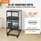 thumbnail image 3 of Rack para Servidores Vevor 20U Marco Abierto Profundidad Ajustable con Ruedas, 3 of 3