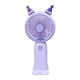 thumbnail image 2 of Ventilador Portátil De Mano 1 Ventilador De Refrigeración Ligero De Velocidad Del Viento Para El Hogar Al Aire Libre Mujeres Orejas Moradas, 2 of 3