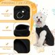 thumbnail image 3 of Uxcell Chaleco de Forro Polar para Perros, Abrigo de Forro Polar Elástico con Anillo para Correa Ropa Gruesa de Invierno para Mascotas Suave (S, Sólido, Negro/Gris, 2 Paquetes), 3 of 7