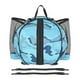 thumbnail image 1 of Bolsa De Baloncesto Mochila Bolsillos De Malla Impermeables Para Fútbol Voleibol Gris Azul, 1 of 4