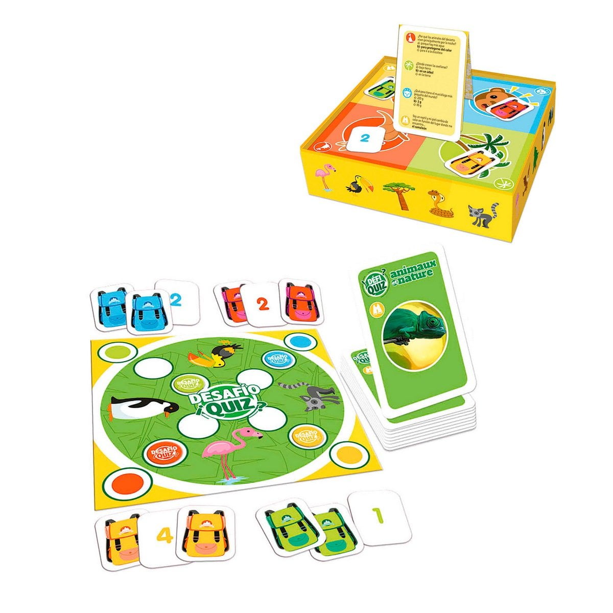 Juego De Mesa Educa Desafío Animales Y Naturaleza Didáctico