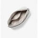 thumbnail image 2 of Cartera Michael Kors Dome Metallic blanco Talla Única, 2 of 3