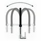 thumbnail image 3 of Llave Grifo Lavaplatos De Lujo Cocina Moderna Acero Cromado, 3 of 3