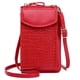 thumbnail image 1 of Bolso bandolera pequeño para teléfono, cartera para celular para viajes y compras, 1 of 5