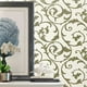 thumbnail image 2 of 1 Roll, European Style Wallpaper, Self-adhesive Thickened Retro Large Flower Luxury Wall Sticker, Self-adhesive, Bedroom Living Room TV Background Wallpaper, Instantly Stick On,17.72in*78.74in, 2 of 2