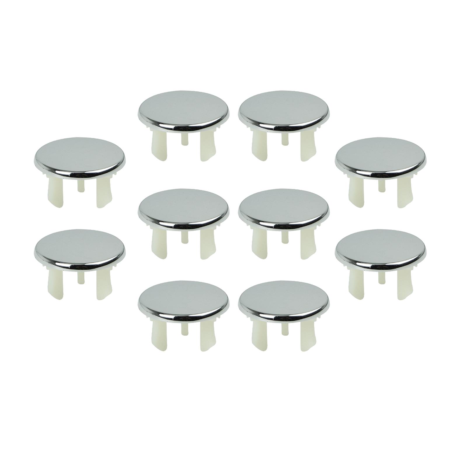 Bothyi - 10 Uds. Reemplazo De La Cubierta Del Orificio De La Cubierta Del Desbordamiento Del Fregadero Para El Lavabo De La Cocina Sólido