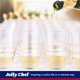 thumbnail image 4 of Vasos de plástico Jolly Chef, 350 ml, transparentes, 100 unidades, para fiestas, 4 of 7