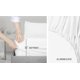 thumbnail image 4 of Juego de sábanas Utopia Bedding King Size de microfibra, 4 piezas, color blanco, 4 of 8
