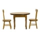 thumbnail image 2 of Accesorios De Decoración De Casa De Muñecas Juego De Modelo De Silla De Mesa De Comedor De Madera Para Bricolaje, 2 of 5