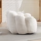 thumbnail image 3 of Lotus type compression sofa Adult bean bag sofa with pull ring can be easily moved without installation Suitable for various environments such as living room, bedroom, etc. Relax and enjoy life,white, 3 of 3