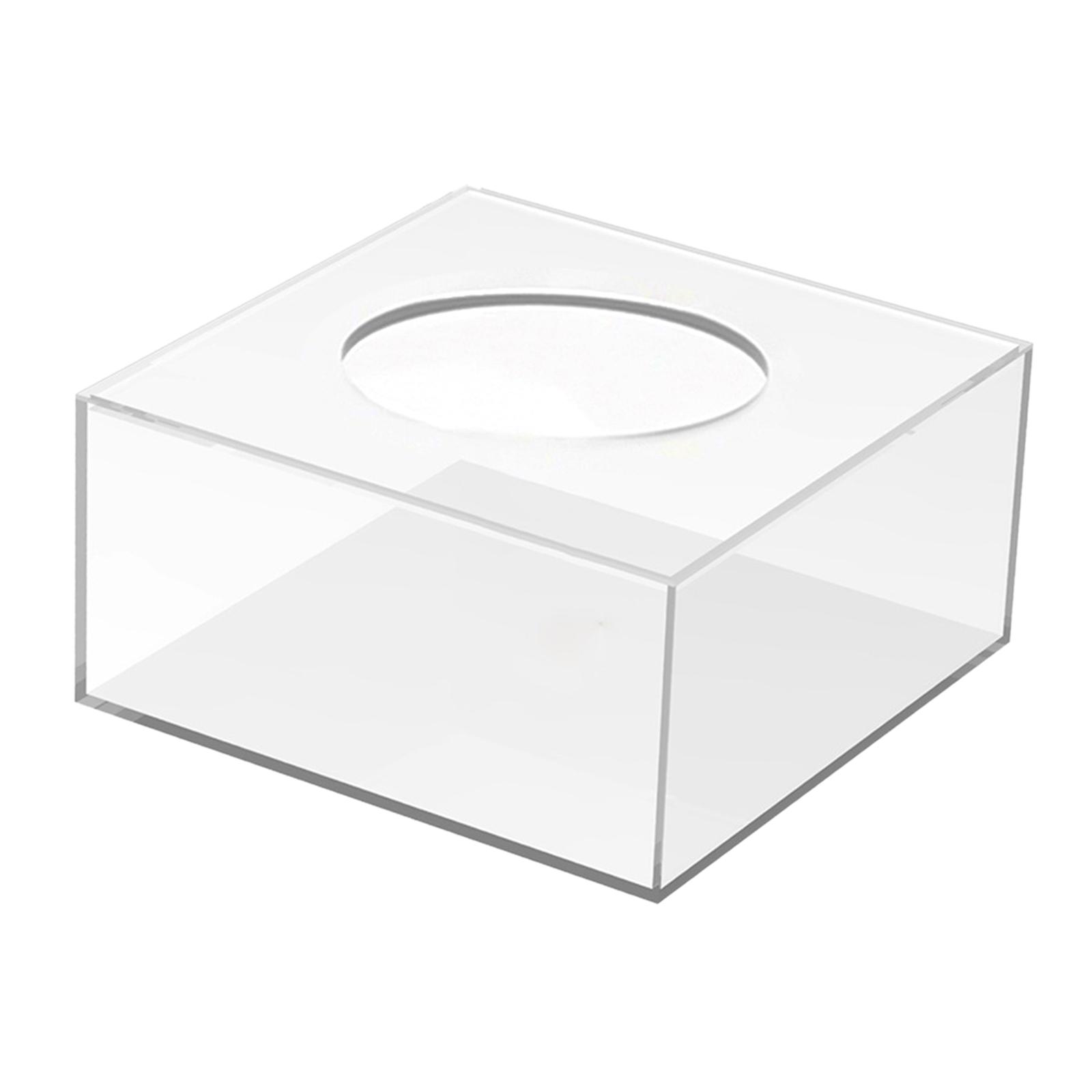 Bothyi - Soporte De Pastel Rellenable Soporte De Exhibición Transparente Redondo Para Centro De Mesa Fiesta De Cumpleaños 10X10X15Cm