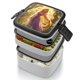 thumbnail image 4 of Enredados Fiambrera de Doble Capa, Contenedor de Almuerzo Portátil Apilable, Almacenamiento de Alimentos Hermético a Prueba de Fugas, 1000ml, 4 of 6