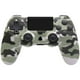 thumbnail image 1 of Juego de mandos inalámbricos con cable USB para P4, P-4 Slim, P-4 Pro y PC, gris camuflaje, 1 of 5