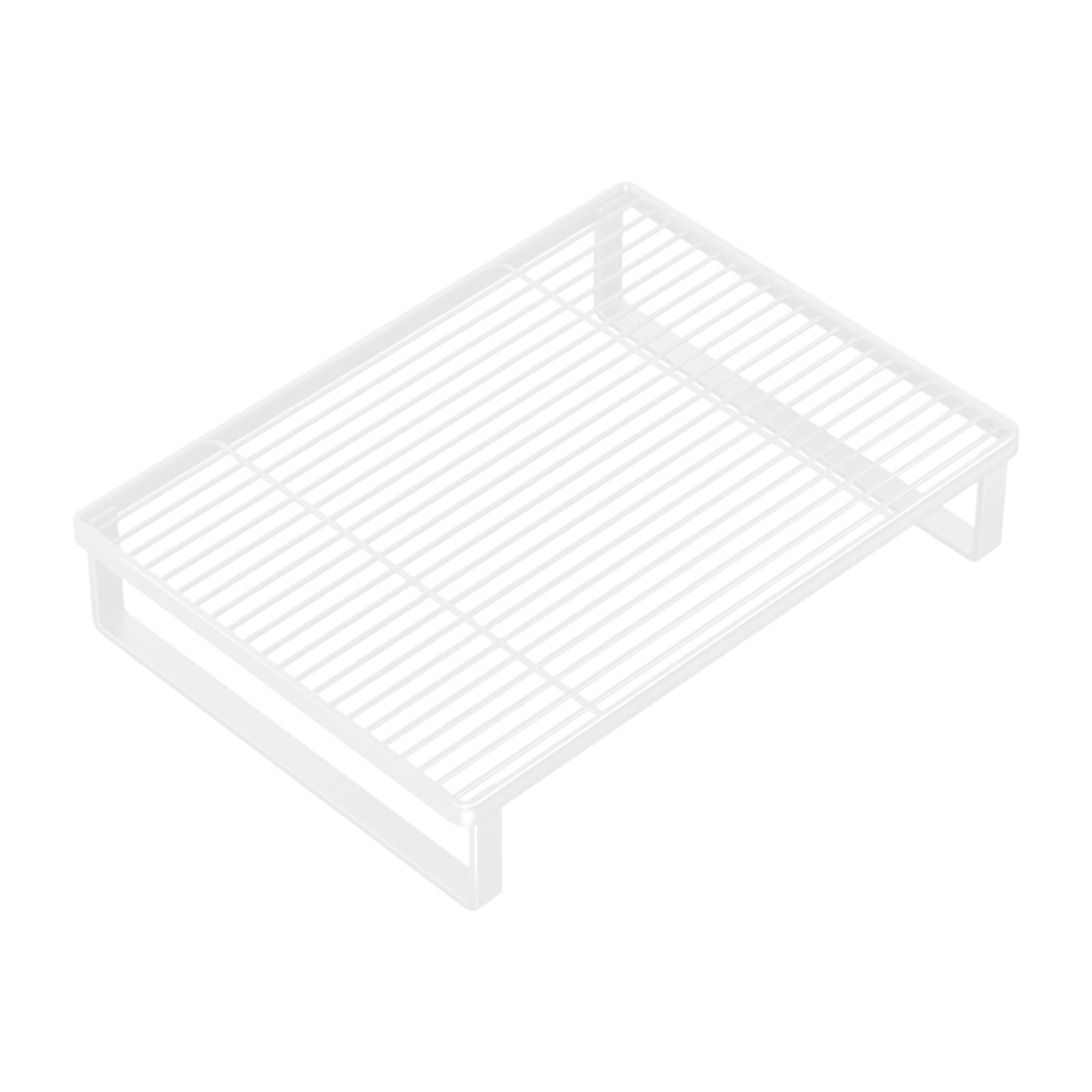 Bothyi - Soporte De La Rejilla Del Estante De La Casa Del Hogar Soporte De La Base Para La Cocina De La Cocción De Inducción Cocina Blanca L