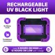 thumbnail image 4 of Black Light GPRK recargable con luz ultravioleta de 395 nm con batería, 4 of 5