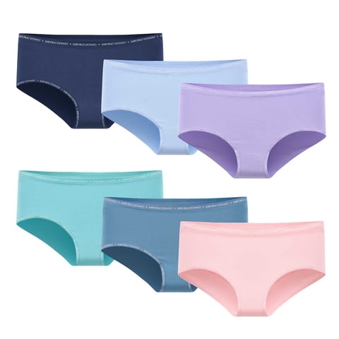 Giovacchino - Pack De 6 Calzones Bikini Algodón Mujer