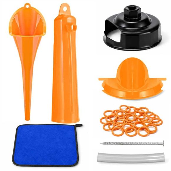 Kit de Embudos AKDIYLQ para Cambio de Aceite Harley - Set de 8 piezas