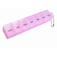 Genérico - Set 10 Pastilleros Semanal Para Medicamentos Vitaminas Lau