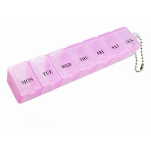 Genérico - Set 10 Pastilleros Semanal Para Medicamentos Vitaminas Lau