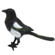 thumbnail image 1 of Pájaro de simulación de urraca, modelo de pájaro artificial, realista, pájaro artificial, estatua de pájaro, para jardín, accesorio de fotografía, cés, 1 of 5
