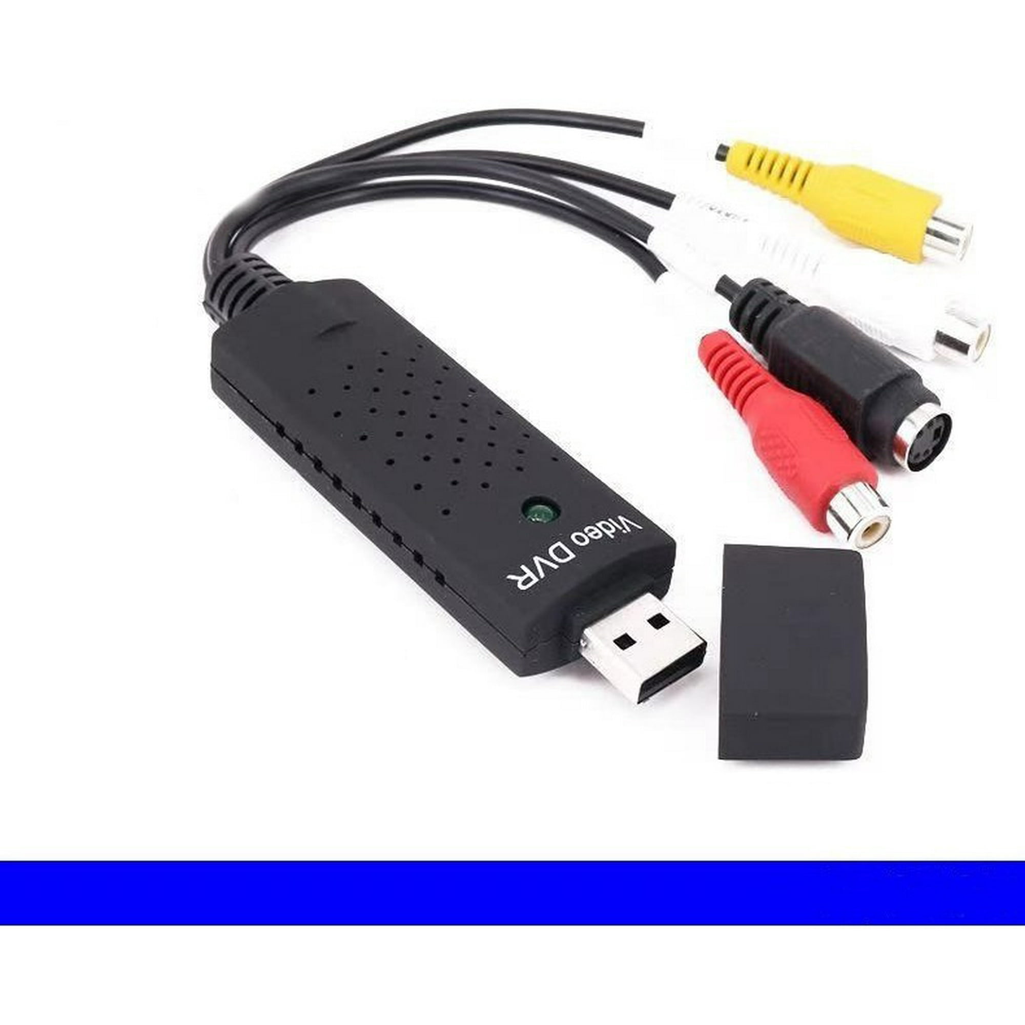 Capturadora De Audio Video Usb Easycap Vhs O Rca A Pc O Dvd | Lider