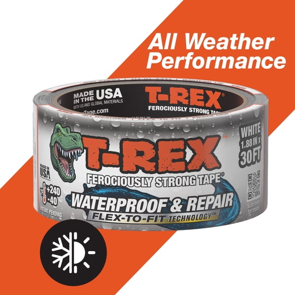 Cinta Reparadora Impermeable TRex Blanca 1.88in x 30ft