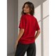thumbnail image 2 of Polera Basica Cuello Redondo 100% Algodon 200g Manga Corta Rojo S-m Lisa, 2 of 3