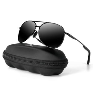 Gafas De Sol Mxnx Aviator Mx208 Polarized Uv400 Para Hombre Negras