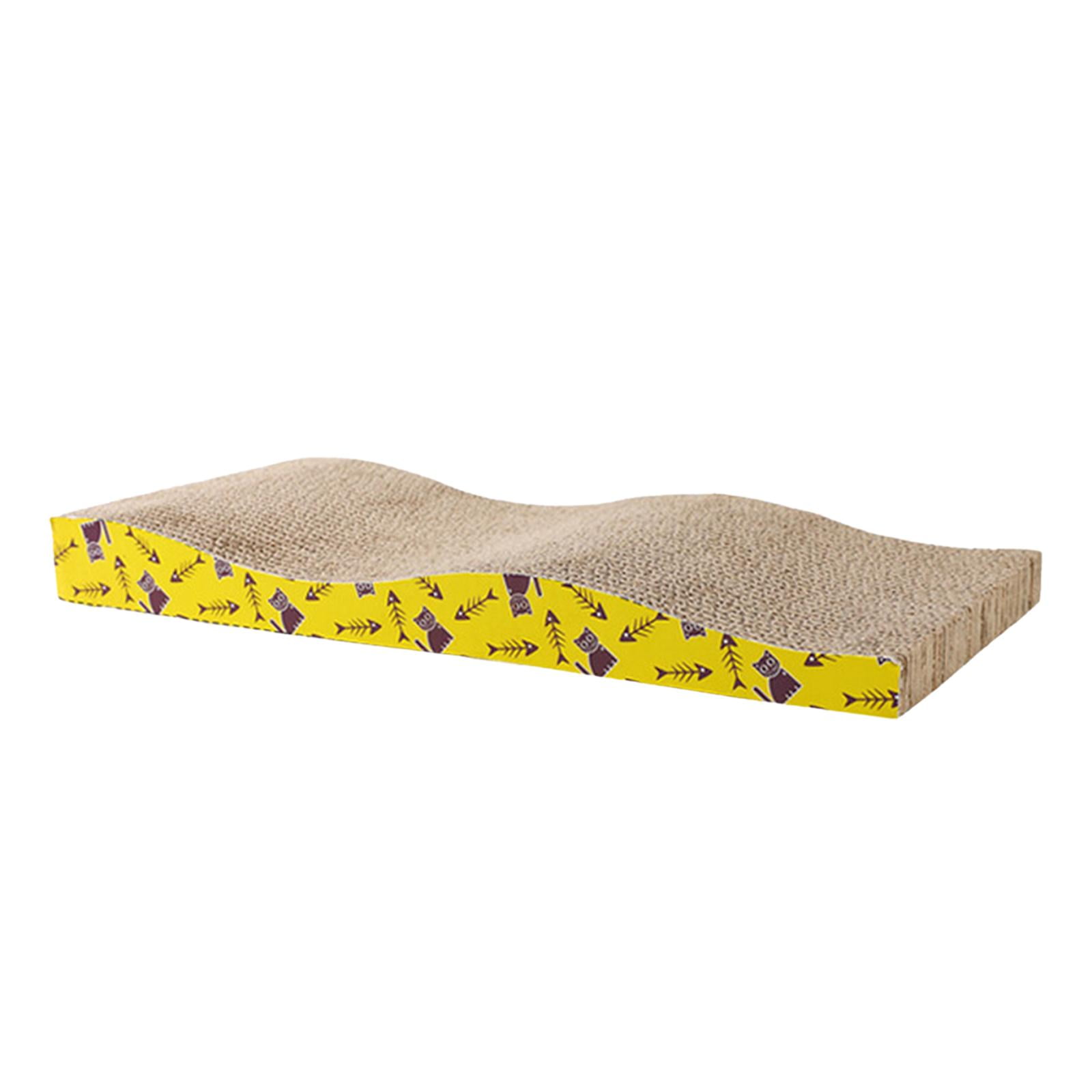 Almohadilla Para Rascar Nido Rascador Salón Cama Esteras Para Dormir Rascador Para Gatos Onda De Cartón 44.5x21x44cm