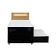 thumbnail image 1 of Diván Premium Black 1.5 Plaza Base Normal, 1 of 8