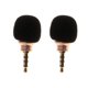 thumbnail image 2 of Mini micrófono de 2 piezas de 3.5 mm para la grabación de teléfonos móviles en teléfonos inteligentes, 2 of 7
