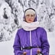 thumbnail image 4 of Diadema cálida de invierno para mujer, forro polar peludo, tejido de cable grueso, calentador de orejas, 4 of 8